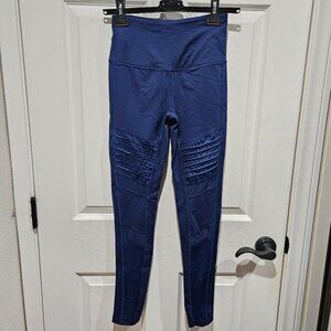 ⚡ 2 for $5 - Victoria's Secret Blue Moto Mesh Yoga Pants